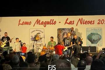 Concierto de tres bandas en la Plaza de Las Nieves en Lomo Magullo/Francisco Javier Santana.